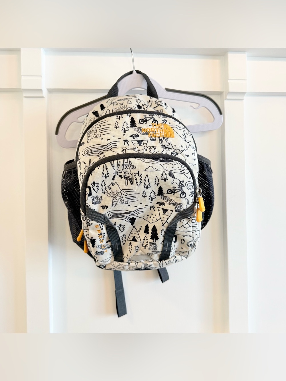 THE NORTH FACE Mini Backpack Book Bag Little Kids Outdoor Artwork Hiking Camping